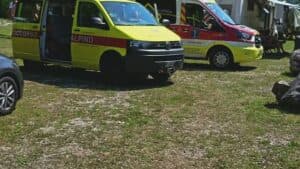 Ragazzo salvato sulla sponda del torrente Meduna
