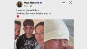 Navarria di nuovo mamma