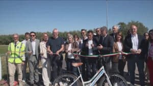 Ciclovia Tri-li-ve, inaugurati 16 nuovi chilometri