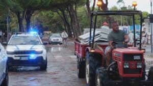 Maltempo a Lignano, alberi caduti e danni ingenti