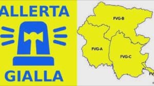 Tornano i temporali, allerta gialla su tutto il Fvg