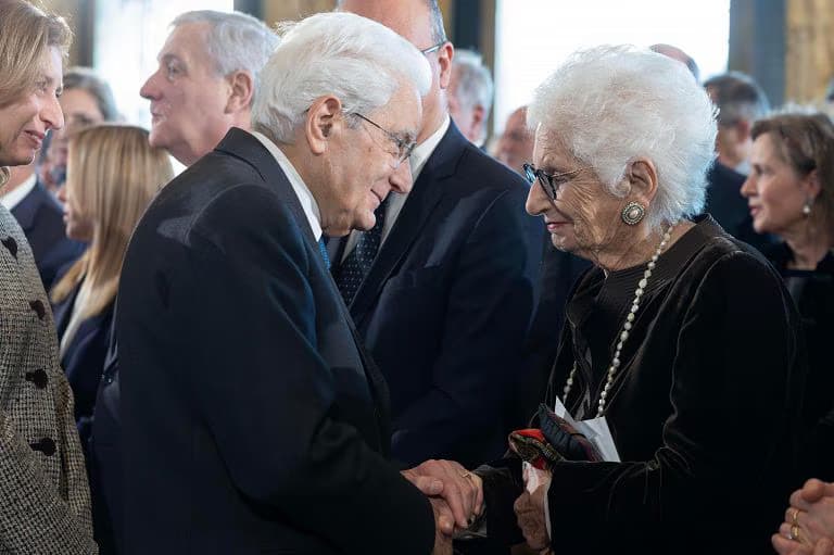 Giornata della Memoria, Mattarella e Segre al Quirinale: “L’antisemitismo si nutre ancora di menzogne”