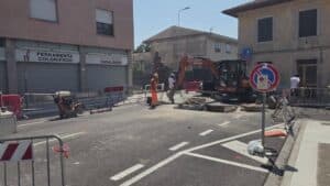 Cussignacco, cedimento stradale in via Veneto: traffico deviato per lavori urgenti