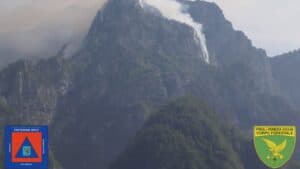 Ancora attivi i tre incendi in Fvg divampati a causa di fulmini