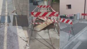 Marciapiede riparato bene, condominio multato