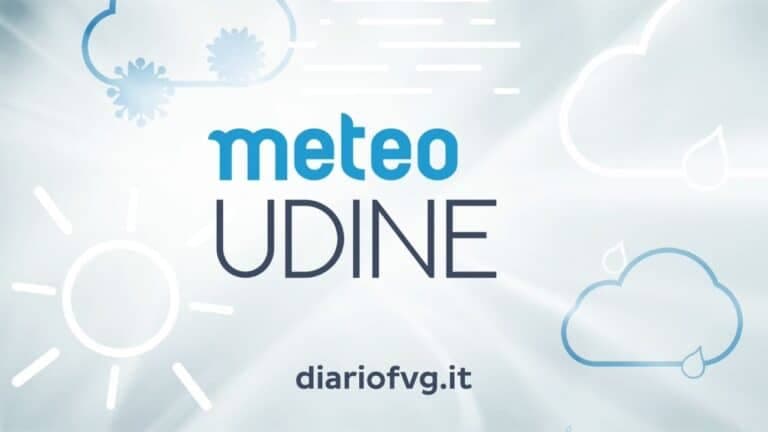Udine, previsioni meteo del 17 giugno 2026