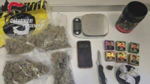Dalla canna al maxi sequestro: 22enne arrestato per droga