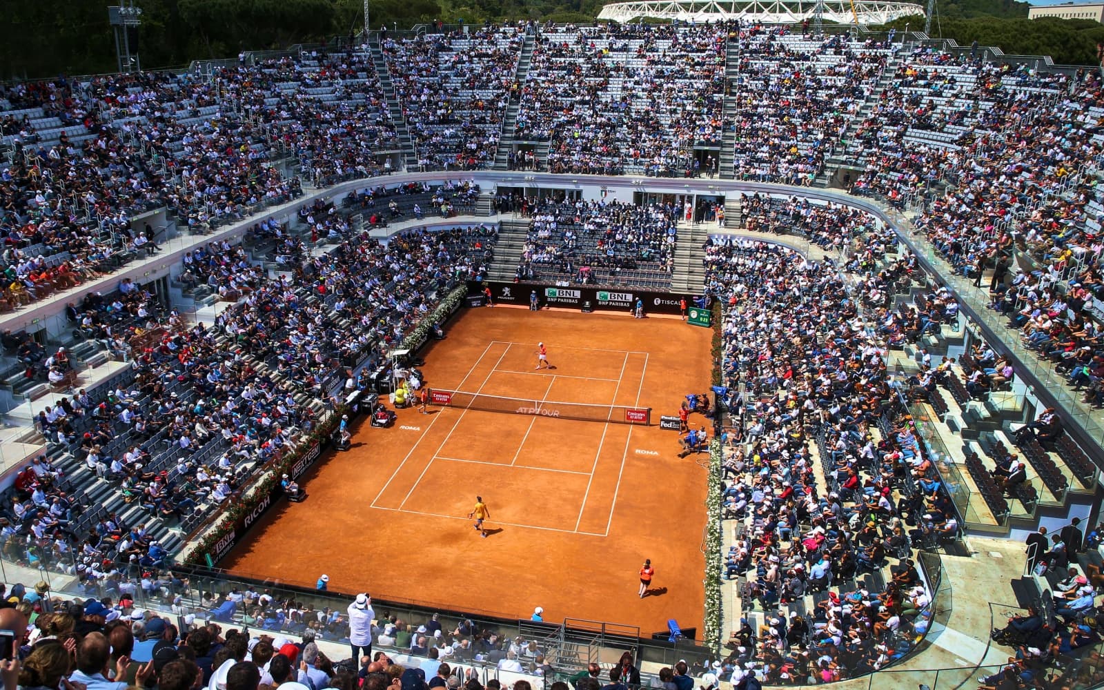 Internazionali d’Italia al via: Roma apre il torneo di tennis al Foro Italico