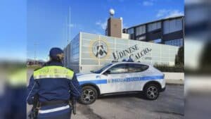 Servizi allo stadio, vigili di Udine verso lo sciopero